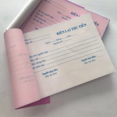 Hóa đơn, phiếu thu chi